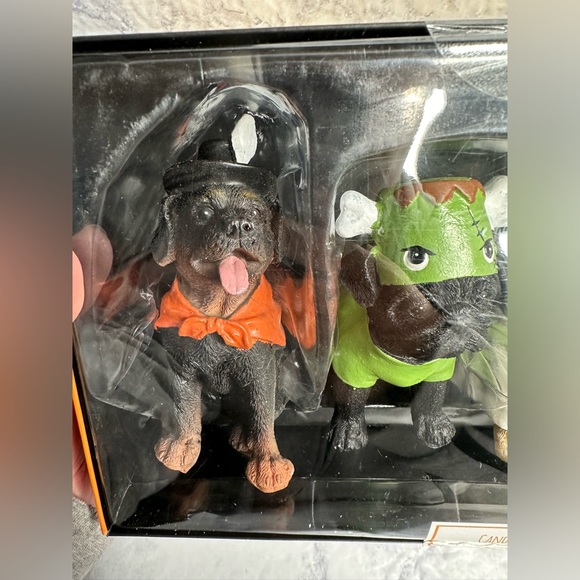 Candy Corn Lane Set of 3 Mini Dog Halloween Costume - Picture 3 of 6